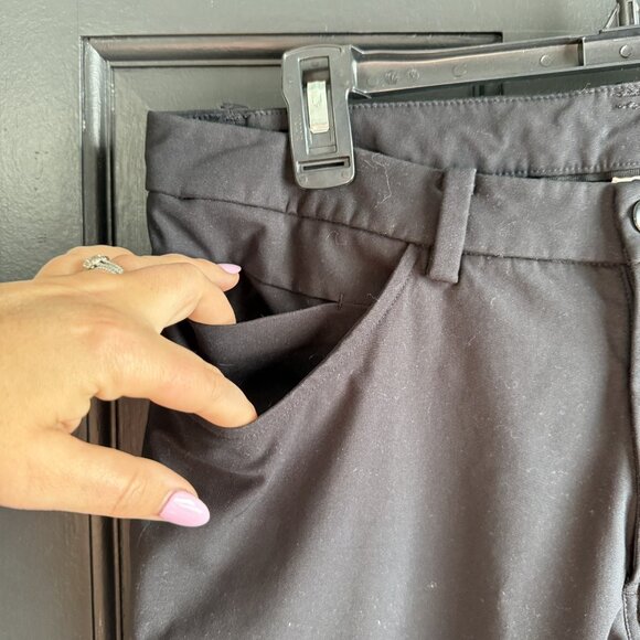 Lululemon Pants Mens 32x29.5 Black ABC Warpstreme Stretch 5 Pocket E4 - Picture 4 of 12